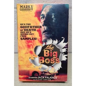 The Big Boss BIG BOX VHS - Jack Palance - 1987 Action Drama Mob Movie